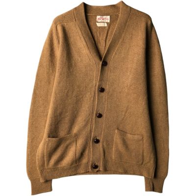 美品 Alan Paine キャメルヘアー ケーブルニット アランペイン Alan Paine camel cardigan | Button Up Clothing