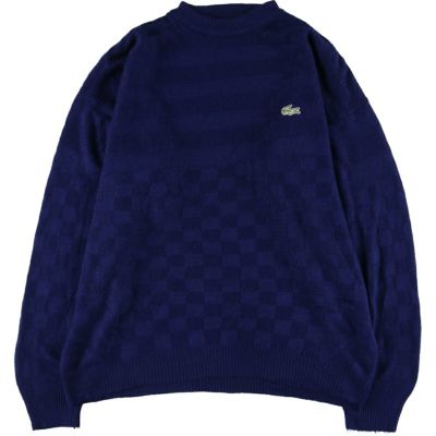 古着 80年代 ラコステ LACOSTE CHEMISE フレンチラコステ コットンニットセーター フランス製 メンズXL相当 ヴィンテージ  /eaa502027 【中古】 【241219】 | 古着屋JAM（ジャム）