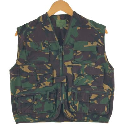 古着 VEST SURVIVAL M‐89 迷彩柄 ハートランドカモ サバイバルベスト