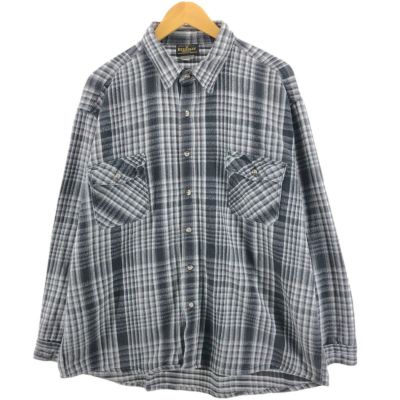 古着 ミスターレッグス Mr.Leggs 長袖 フランネルチェックシャツ