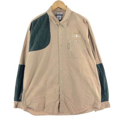 古着 コロンビア Columbia 長袖 ハンティングシャツ メンズXL