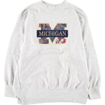 古着 20SPORT MICHIGAN ミシガン大学 カレッジスウェットシャツ