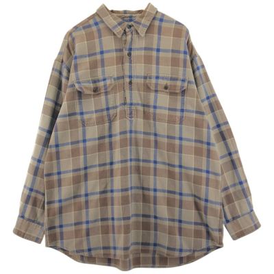 古着 90年代 ジェイクルー J.Crew チェック柄 長袖 プルオーバーシャツ メンズXL相当 ヴィンテージ /eaa500038 【中古】 【241122】
