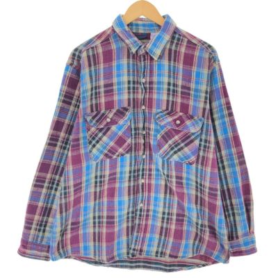古着 ～90年代 ダコタ DAKOTA 長袖 ヘビーネルチェックシャツ