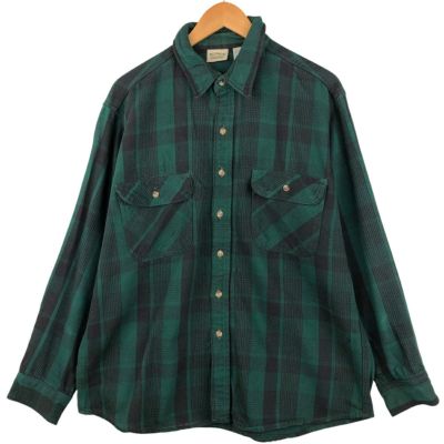 古着 90年代 ファイブブラザー Five Brother 長袖 ヘビーネルシャツ