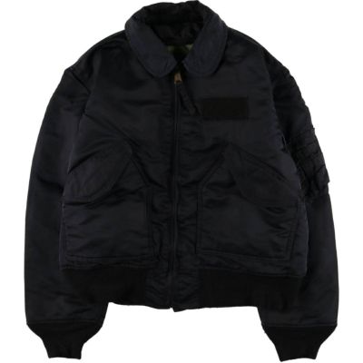 80s　フライトジャケット　CWU 45-P　USA製　黒　XL相当　希少 希少 USA製 アルファ CWU45P MP−TEX 黒 L フライトジャケット - メルカリ