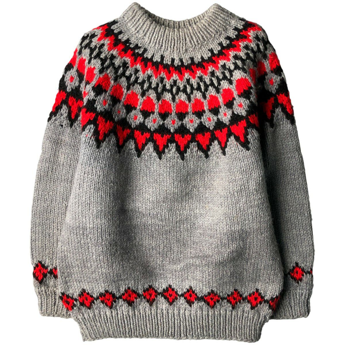 古着 ウールニットカーディガン レディースXL相当 /eaa597021 【中古  