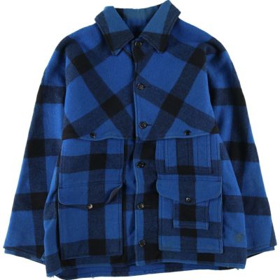 古着 フィルソン FILSON ダブルマッキーノ チェック柄 バッファロー