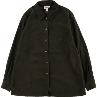 福袋安いいね半額ストア フルジップ メタリック 古着 長袖 レディースL相当 ポリシャツ シャツ+ブラウス(長袖+七分)