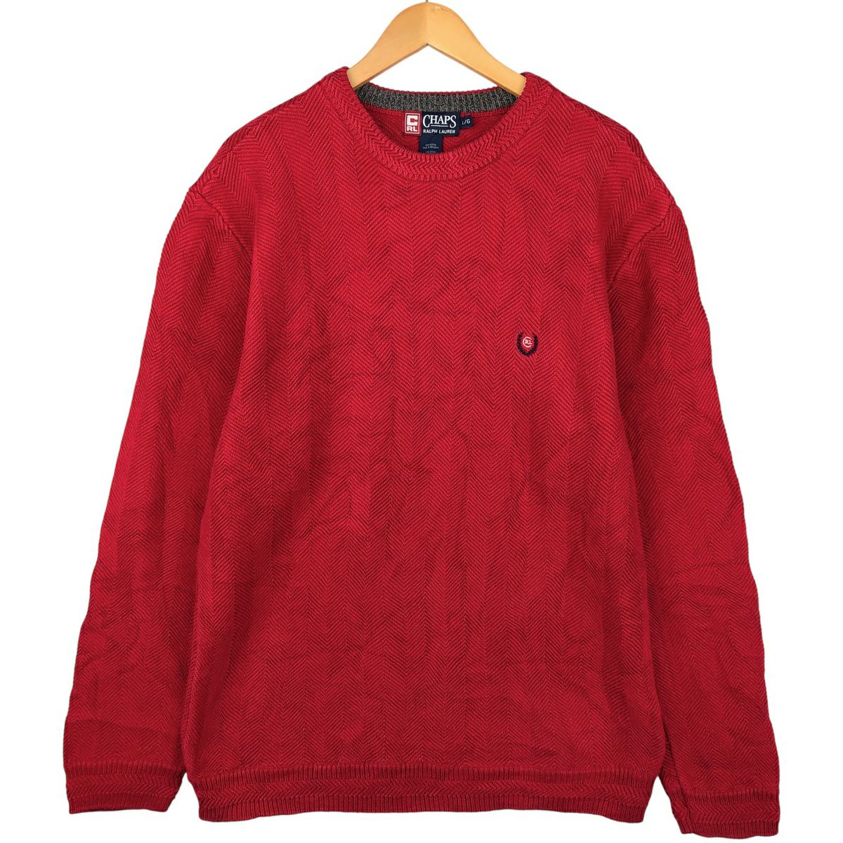 古着 90年代 ラルフローレン Ralph Lauren CHAPS チャップス ケーブル