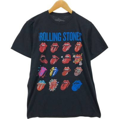 【古着】LIQUID BLUE/ リキッドブルー　ローリングストーンズ　Tシャツ ローリングストーンズ◼️90sビンテージ◼️タイダイ・ロックT