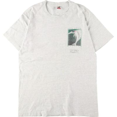 00年代 フルーツオブザルーム FRUIT OF THE LOOM 両面プリント プリントTシャツ メンズM /eaa354417