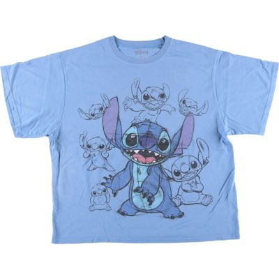 古着　FELIX キャラクターTシャツ 水色　半袖　プリント ✓USA製 00s FELIX 猫 プリント 半袖 Tシャツ あいみょん 古着