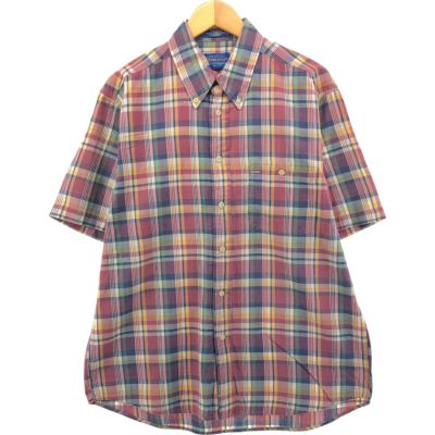 大得価，格安 【2XLサイズ】ペンドルトン BDシャツ マドラスチェック柄 マルチカラー
