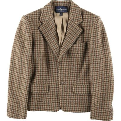 古着 90年代 ラルフローレン Ralph Lauren チェック柄 ウール