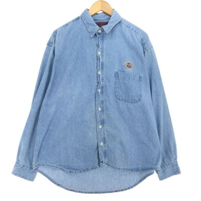 古着 ハードロックカフェ HARD ROCK CAFE 長袖 デニムシャツ