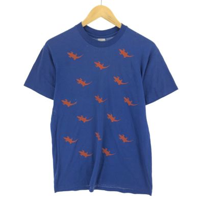 古着 80年代 SPORT-T 総柄 プリントTシャツ USA製 メンズM ヴィンテージ /eaa411535 【中古】 【240628】 【SS2506_30】