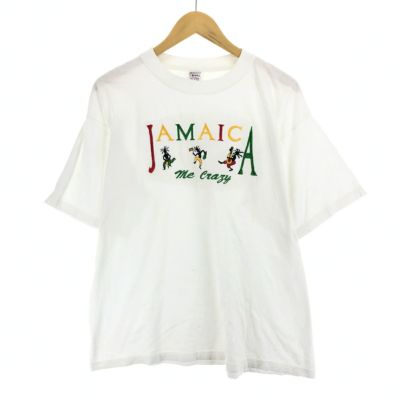古着 AMERICA'S BEST JAMAICA ジャマイカ 刺繍Tシャツ メンズXXL