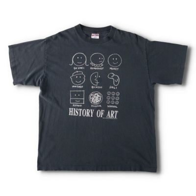 90s SofTee ヴィンテー HISTORY OF ART Tシャツ 古着 90年代 SOF TEE HISTORY OF ART ヒストリー オブ アート