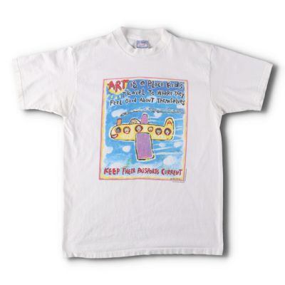90s SofTee ヴィンテー HISTORY OF ART Tシャツ 古着 90年代 SOF TEE HISTORY OF ART ヒストリー オブ アート