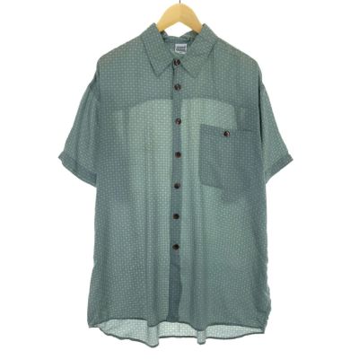 古着 avanti 総柄 半袖 シルクシャツ メンズXL /eaa460845 【中古】 【240628】