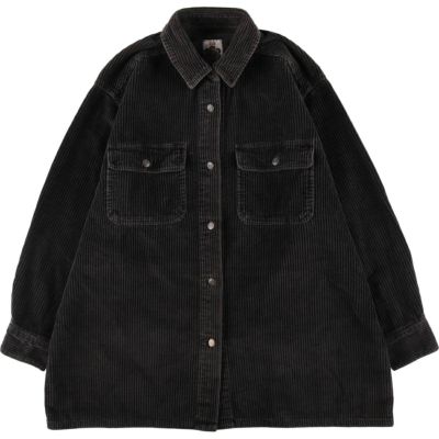古着 CHADWICKS スタンドカラー 長袖 コーデュロイシャツ