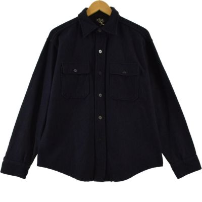 60年代 THE SPINNAKER SHIRT ハーフジップ ウールシャツ メンズL ヴィンテージ /eaa308368