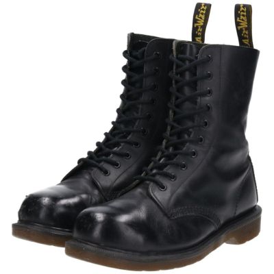 古着 ドクターマーチン Dr.Martens スチールトゥ 10ホールブーツ