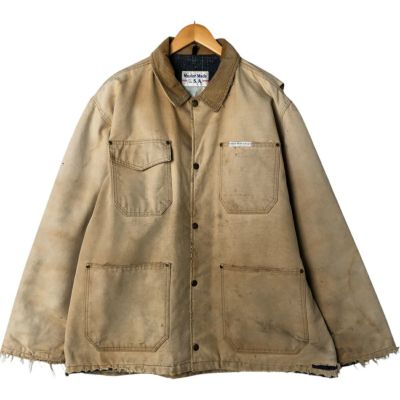 大人気 古着 メンズXXL相当 ダックカバーオール U.S.A. Made Master ジャケット・アウター