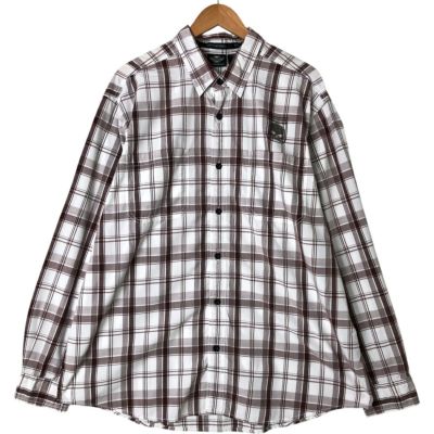HARLEY DAVIDSON ストライプ長袖シャツ ボタンダウン　XXL ☆ヘアラインストライプ長袖ニットシャツ（ボタンダウン）<div