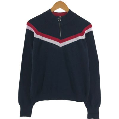古着 EASY WEAR ハーフジップセーター レディースL相当 /eaa509712 【中古】 【241222】 【Elulu/エルル】