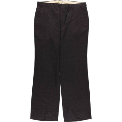 古着 ストライプ柄 スラックスパンツ メンズw32相当 ヴィンテージ