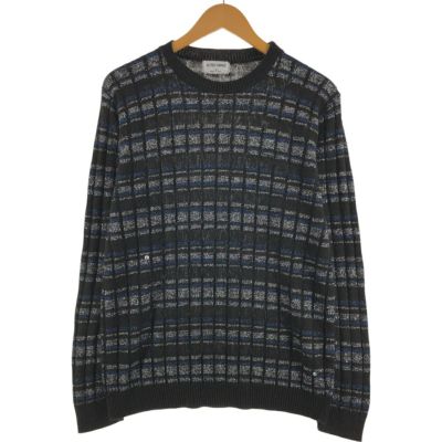 古着 90年代 STEFANO ネイティブボーダー ショールカラー ラミー