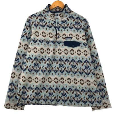 古着 パタゴニア Patagonia SYNCHILLA シンチラ スナップT 幾何学柄