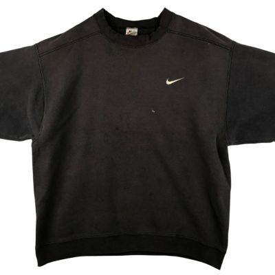 古着 90年代 ナイキ NIKE ワンポイントロゴスウェットシャツ