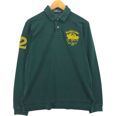 新品】ラルフ・ローレン ポロシャツ XS 長袖 白 無地 POLO RALPH