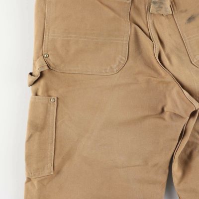 tono様アメリカ製 古着 カーハート ダック地 ダブルニー オーバー Carhartt（カーハート） 古着 ダブルニー ダック オーバーオール