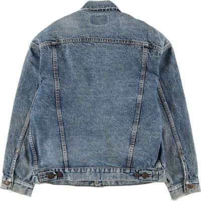 白木/黒塗り Levi's 90s USA製 70507-0316 デニムジャケット Gジャン