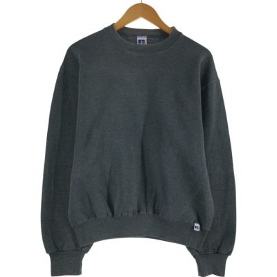 【高い素材】 古着 ブランクスウェットシャツ 無地 Russell ラッセル 90年代 トップス