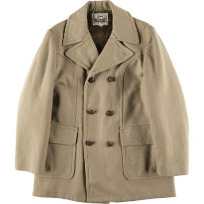 古着 70年代 ウールリッチ WOOLRICH ダブルブレスト 中綿入り ウール