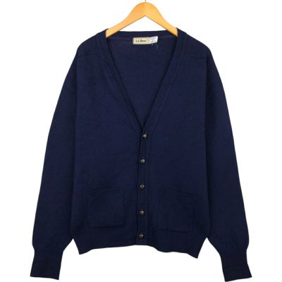古着 70～80年代 エルエルビーン L.L.Bean バーズアイ柄 ウールニット