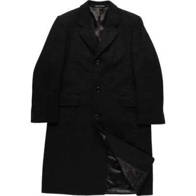 古着 アクアスキュータム Aquascutum ツイードコート カラーネップ