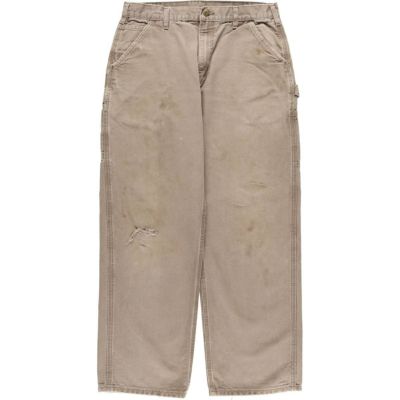 大特価!! カーハート 00年代 古着 Carhartt ダブルニー Fit Dungaree パンツ