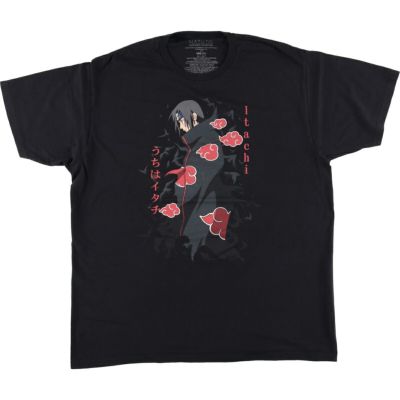 NARUTO ナルト　疾風伝　アニメ　総柄　tシャツ vintage NARUTO ナルト 疾風伝 アニメ ジャンプ アニメT 古着 US古着