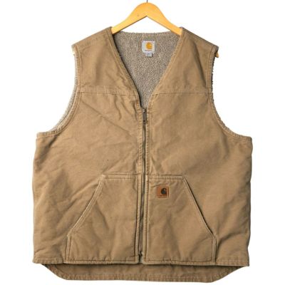 古着 カーハート Carhartt ダックベスト メンズXL相当 /eaa605728