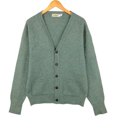 古着 70～80年代 エルエルビーン L.L.Bean ウールニットカーディガン