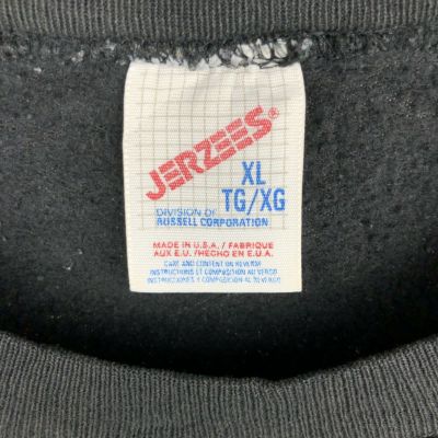 古着 80～90年代 ジャージーズ Jerzees 無地 ブランクスウェットシャツ