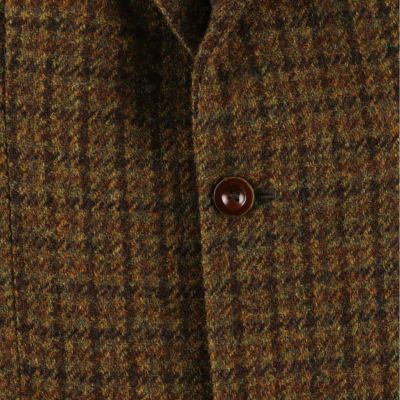 古着 walbusch Harris Tweed ハリスツイード チェック柄 千鳥格子柄