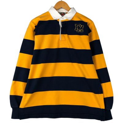 古着 90～00年代 バーバリアン BARBARIAN 長袖 ラガーシャツ カナダ製