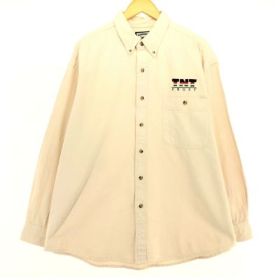 古着 リー Lee 長袖 ボタンダウンデニムシャツ メンズXL /eaa465458 【中古】 【240630】 ss2503_30